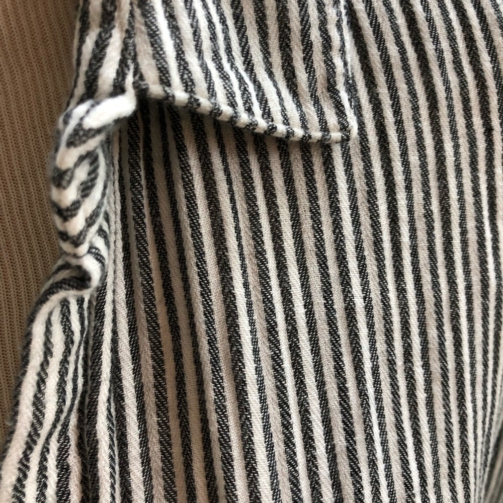 Cloth & Stone soft flannel striped buttondown - Picture 4 of 5